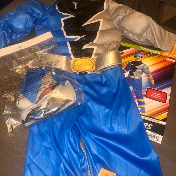 Costumes New Blue Power Rangers Mask And Costume Set Poshmark